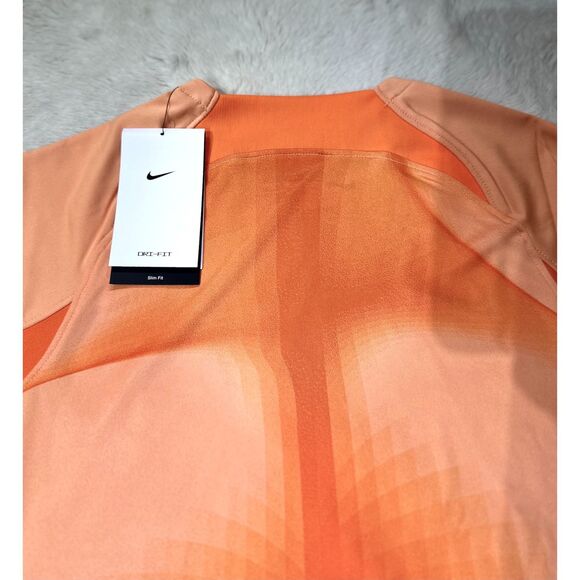 Nike women's small Football Soccer Goal Keeper futbol Jersey orange DH8226-819 - Picture 4 of 7